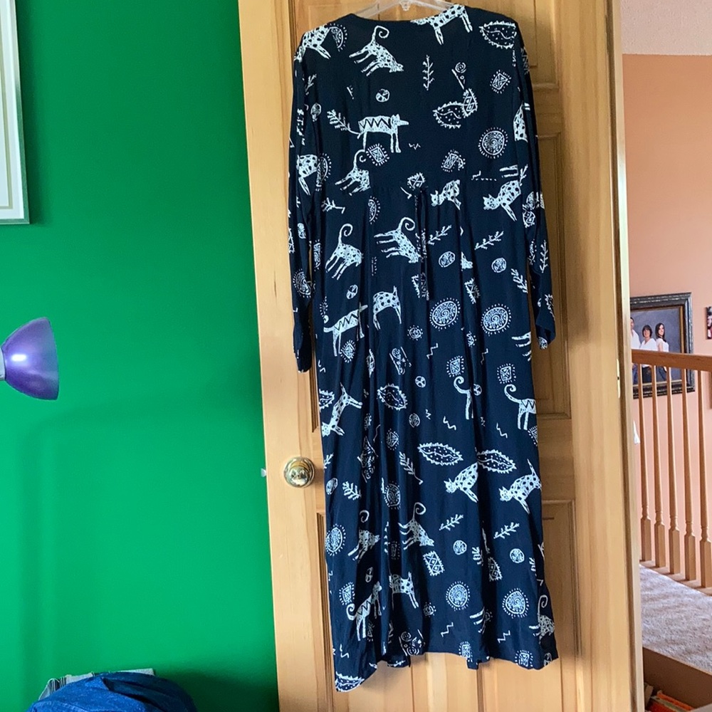 Patterned Kimono Style Jacket - image 6